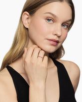 Cable Collectibles® Stack Ring in 18K Yellow Gold with Pavé Rubies, 2mm